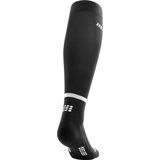 CEP the run socks woman II zwart tot onder de knie met voet per paar