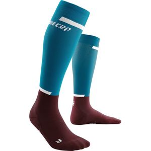 CEP Compressiekousen The Run Petrol/Rood Geslacht: Man, Kuitomtrek (centimeter):