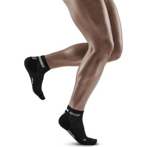 CEP - Run Low Cut 4.0 - Compressiekousen - Zwart - Vochtafvoerende Stof