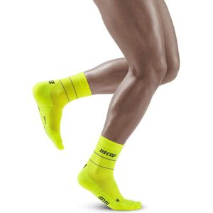 Reflective Compression Mid Cut Socks