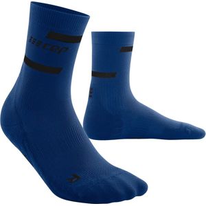 CEP Compression - Run Compression Mid Cut Socks - Zwart - Materiaal: Synthetisch