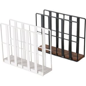 Boltze Home Servethouder Lurio Metaal/hout L8 X B5 X H15cm Verkrijgbaar In Wit Of Zwart Assorti Metaal Boltze Home Servethouder (8.0000cm x 5.0000cm)