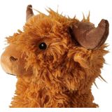 Boltze - Deurstopper - Bruin - Dieren Thema Schotse Hooglander Koe - 1 Kilo - 26 cm
