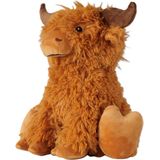 Boltze - Deurstopper - Bruin - Dieren Thema Schotse Hooglander Koe - 1 Kilo - 26 cm