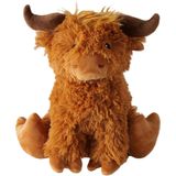 Boltze - Deurstopper - Bruin - Dieren Thema Schotse Hooglander Koe - 1 Kilo - 26 cm