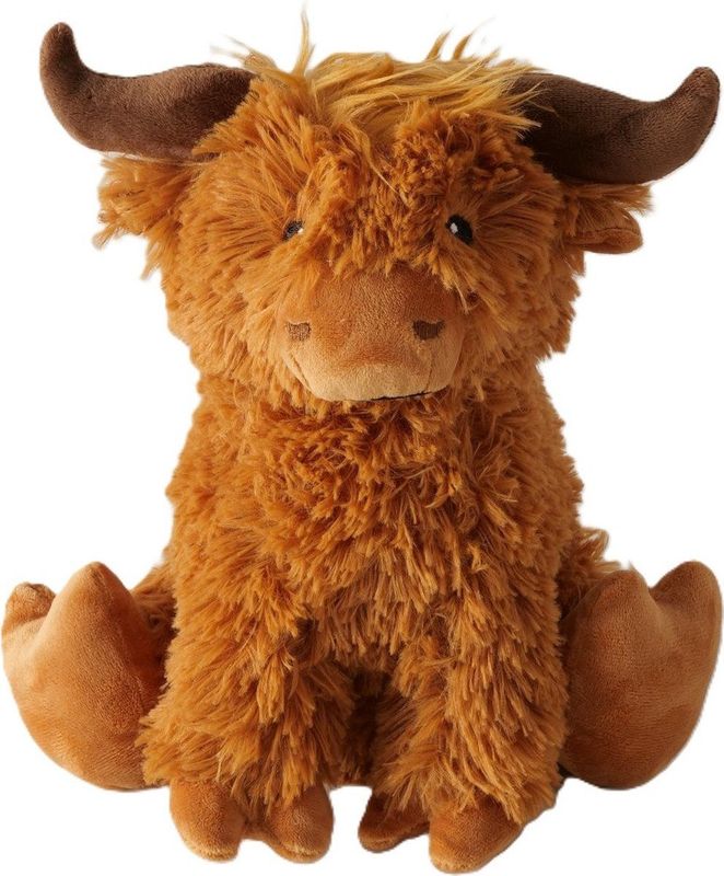 Boltze - Deurstopper - Bruin - Dieren Thema Schotse Hooglander Koe - 1 Kilo - 26 cm