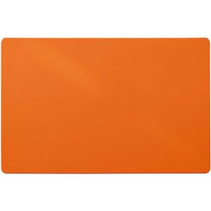 Karat homeliving Bureaustoelmat - Vloerbeschermer - Voor harde vloeren - Oranje - 114 x 150 cm