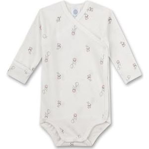 Sanetta Babymeisje 324256 wikkelbody, White Pebble, 62, wit pebble, 62 cm