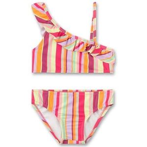Sanetta Beach Kids Girls Bikini Ruffle Strap Bikini (Kinderen |roze)