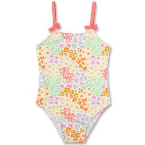 Sanetta Meisjesbadpak, wit pebble, 140 cm