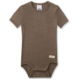 Sanetta - Kids Wool Body S/S - Merino-ondergoed - Bruin