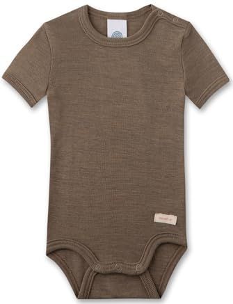 Sanetta - Kids Wool Body S/S - Merino-ondergoed - Bruin