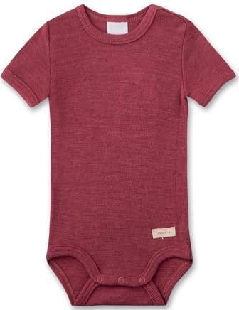 Sanetta - Kids Wool Body S/S - Merino-ondergoed - Rood