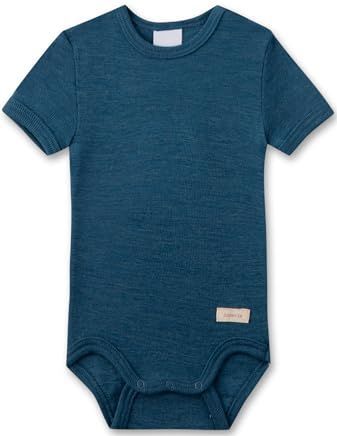 Sanetta - Kids Wool Body S/S - Merino-ondergoed - Blauw