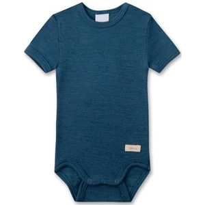 Sanetta - Kids Wool Body S/S - Merino-ondergoed - Blauw
