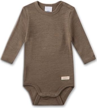 Sanetta - Kids Wool Body L/S - Merino-ondergoed - Bruin
