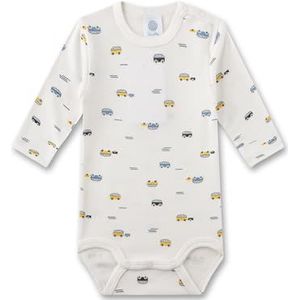 Sanetta Babyjongens 324350 bodysuit White Pebble, 56, wit pebble, 56 cm