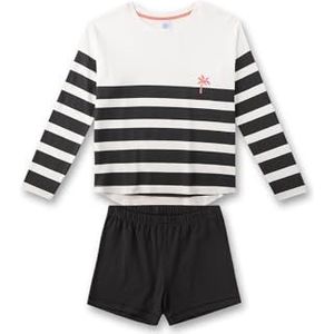 Sanetta Pyjama court pour fille, White Pebble, 140