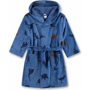 Sanetta - Kid's Bathrobe AOP - Badjas - Blauw