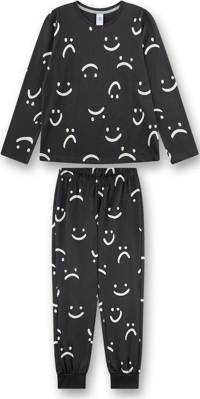 SANETTA - Pyjama - Groen - Katoenen Pyjamaset - Lange Mouwen - Meisjes