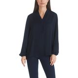 Marc Cain - Blouse met Wijde Pasvorm - Middernachtsblauw - Dames