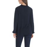 Marc Cain - Blouse met Wijde Pasvorm - Middernachtsblauw - Dames