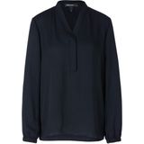Marc Cain - Blouse met Wijde Pasvorm - Middernachtsblauw - Dames