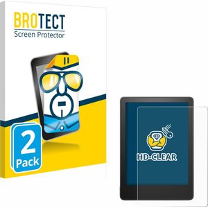 BROTECT - Screenprotector voor Amazon Kindle Paperwhite 2021 / 2023 - Folie Beschermfolie transparant (2 Stuks)