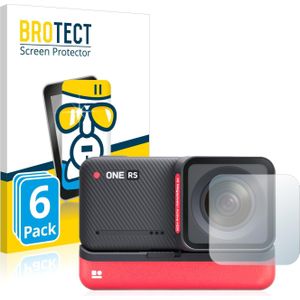 BROTECT - Screenprotector voor Insta360 One RS 4K Edition (Lens) - Folie Beschermfolie Beschermglas transparant 6 Stuks