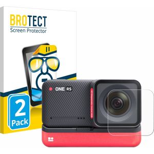 BROTECT Screenprotector voor Insta360 One RS 4K Edition - 2 Stuks