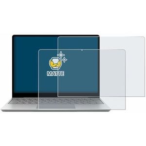 BROTECT 2x Antireflecterende Beschermfolie voor Microsoft Surface Laptop Go 3 Business Anti-Glare Screen Protector, Mat, Ontspiegelend