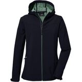 Dames - Softshelljack - Navy - Polyester - Wind- en Waterafstotend