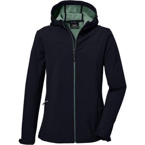 Dames - Softshelljack - Navy - Polyester - Wind- en Waterafstotend