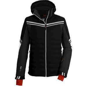 killtec Heren Ski-jas/functioneel jack met afritsbare capuchon en sneeuwvanger KSW 73 MN SKI JCKT, black XL, 39737-000