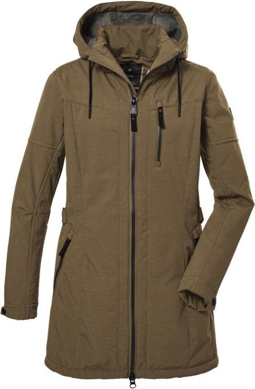 Weerbestendige Softshell-Parka - Groen - Teddybont - PFC-vrij