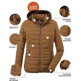 Uyaka - Functionele Jas - Donkleur - Waterdicht - Winddicht