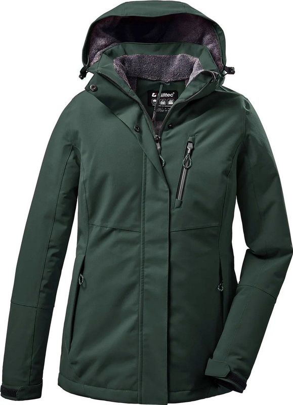 Killtec KOW 140 Outdoor Jacket - Dames - Donkergroen - Polyester
