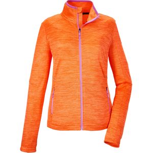 killtec Dames Stretchjack/fleecejack met opstaande kraag KOS 17 WMN FLX JCKT, coral orange, 38, 41306-000