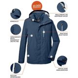 Killtec - Kos 256 Mn - Functionele Jas - Met Afneembare Capuchon - Waterdicht