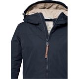 Navy Leren Jas - Waterafstotend - 100% Polyester - Sportief