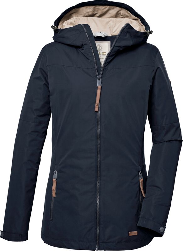G.I.G.A. DX Dames Functioneel jack met capuchon/outdoorjack GS 18 WMN JCKT, dark navy, 36, 41450-000