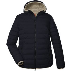 Dames - Gewatteerde Jas - Navy - 100% Polyester - Ademend, Waterafstotend