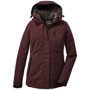 KILLTEC - Softshell Jas - Wijnrood - Warm Gevoerd - Verstelbare Capuchon