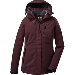 KILLTEC - Softshell Jas - Wijnrood - Warm Gevoerd - Verstelbare Capuchon