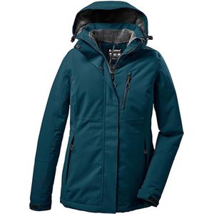 Killtec - Damesjack - Waterdicht - Zwart - Ademend - Met Capuchon