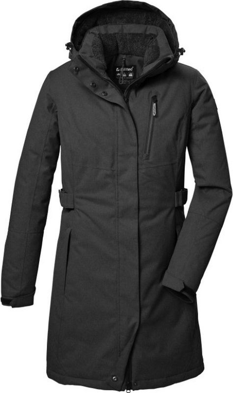 Killtec - 41815-298 - Winter Parka - Antraciet Melange - 100% Gerecycled Polyester