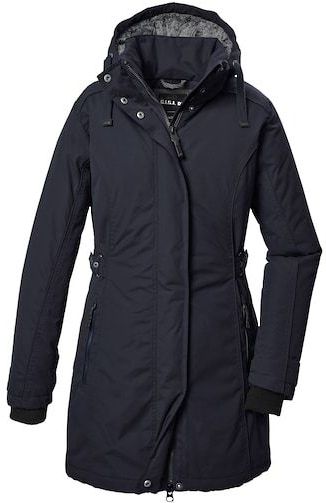 Damesparka - Navy - Polyester - Wind- en Waterdicht, Ademend, Fleece Voering