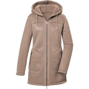 Giga by Killtec Winterjas Parka jas 42387 camel suede look winter 42