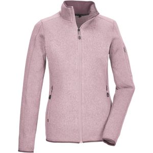 Killtec Fleecejacke "KOW 111 WMN KNT FLC JCKT", Strickfleecejacke, Melange-Optik, Stretch, verschließbare Taschen