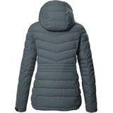 Outdoorjas - Gewatteerde Korte Jas - Mélange - Verstelbare Capuchon, Ritszakken, Licht Gevoerd